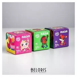 Пазлы «Собачка, лисичка, принцесса»