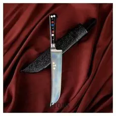 Пчак шархон, рукоять из оргстекла и олова