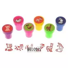 Печать цветная "Домашние животные", набор 6 шт