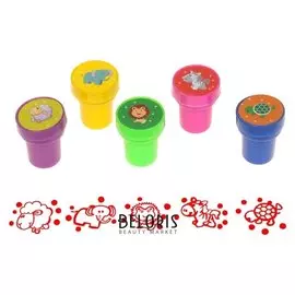 Печать цветная "Животные", набор 5 шт