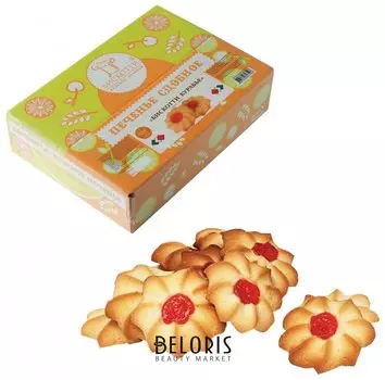 Печенье бискотти (Россия) "Курабье", сдобное, 675 г, картонная коробка