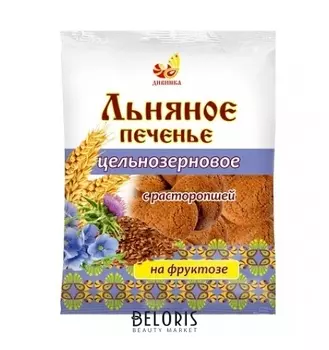 Печенье льняное на фруктозе с расторопшей