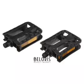 Педали Hc-pd-085, с подшипником, пластик/сталь, ось 9/16