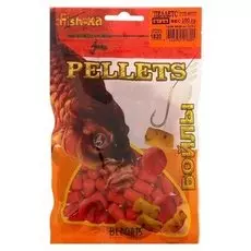Пеллетс Fish-ka тутти-фрутти 8 × 14 мм, 100 г