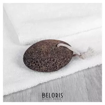 Пемза для педикюра, 9,5 × 7 см, цвет коричневый