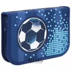 Пенал 1 отделение, 1 откидная планка, Футбол