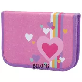 Пенал 1 отделение, 1 откидная планка Pink Amour