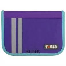Пенал 1 отделение, откидная планка, Minty Purple
