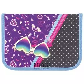 Пенал 1 отделение, откидная планка, Сказка