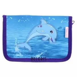 Пенал 1 секция Dolphin
