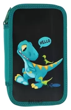 Пенал 2 секции Дино