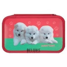 Пенал 2 секции Пушистые хвостики