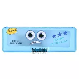 Пенал детский пластиковый, трансформер «Жираф», с точилкой, на магните