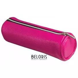 Пенал-косметичка под фактурную кожу, "Экзотика", розовый, 20х6х6 см