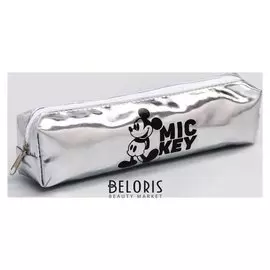 Пенал "Mickey" микки маус, зеркальный, 19,5*4*4 см
