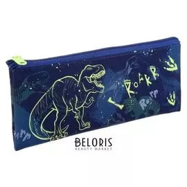 Пенал мягкий 1 отд. плоский 75*195 ПМП 07-20 мал "Dino принт" 63098