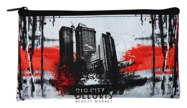 Пенал мягкий 1 отделение, плоский 105 х 195, ПМП 01-20, Big City