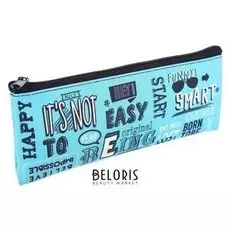 Пенал мягкий 1 отделение, плоский, 75 х 195 мм, ПМП 07-20 "Модные слова"