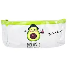 Пенал на молнии "Авокадо в шляпе"