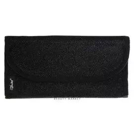 Пенал раскладной на липучке плоский Чёрное сияние