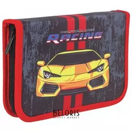 Пенал с наполнением 1 отделение откидная планка Perfomance Racing