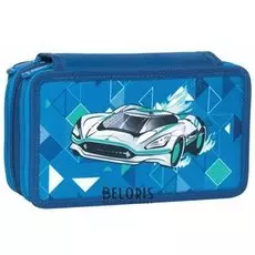 Пенал с наполнением 3 отделения Supersonic