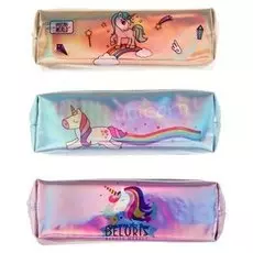 Пенал школьный "Единорог" зеркальный