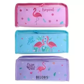 Пенал школьный "Фламинго"