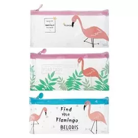 Пенал школьный "Фламинго"