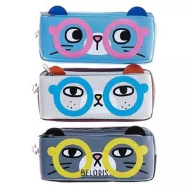 Пенал школьный "Очки"