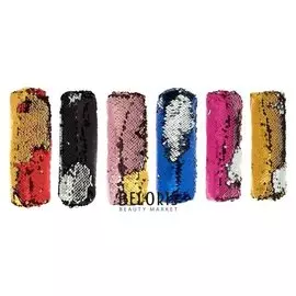 Пенал школьный "Пайетки двухцветные"