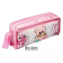 Пенал школьный «Сердце», на молнии