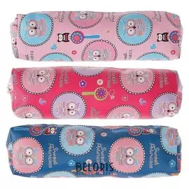 Пенал школьный "Совы", на молнии