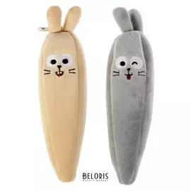 Пенал школьный "Зайка", на молнии