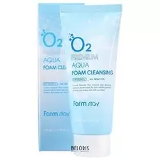 Очищающая пенка с кислородом O2 Premium Aqua Foam Cleansing