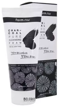 Очищающая пенка с древесным углем Charcoal Pure Cleansing Foam