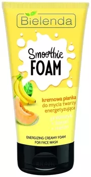 Пенка для умывания кремовая, заряжающая энергией Пребиотик + Банан + Дыня