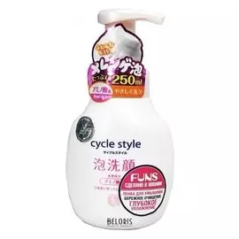 Пенка для умывания увлажняющая с помпой Funs Cycle Style