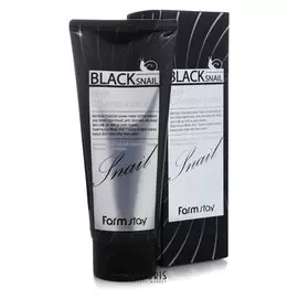 Пенка глубокоочищающая с муцином черной улитки и угольной пудрой Black Snail