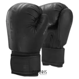 Перчатки боксёрские Boybo Stain, флекс, цвет чёрный, 12 унций
