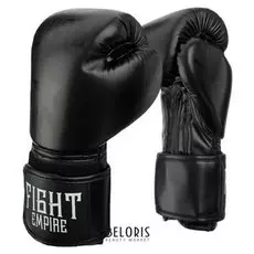 Перчатки боксёрские детские Fight Empire, 6 унций, цвет чёрный