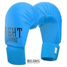 Перчатки для карате Fight Empire, размер L, цвет синий