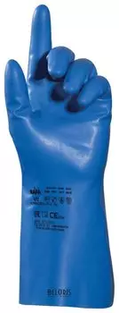 Перчатки MAPA Optinit/Ultranitril 472, комплект 10 пар, размер 10 (XL), синие