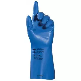 Перчатки MAPA Optinit/Ultranitril 472, комплект 10 пар, размер 9 (L), синие