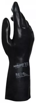 Перчатки MAPA Technic/UltraNeo 420, размер 7 (S), черные