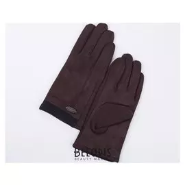 Перчатки мужские, безразмерные, с утеплителем, цвет коричневый