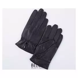 Перчатки, размер 7,5, подклад флис, цвет чёрный