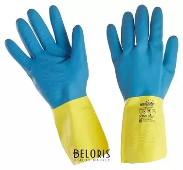 Перчатки защитные латекс/неопрен Manipula союз (Ln-f-05) р-р 10-10,5