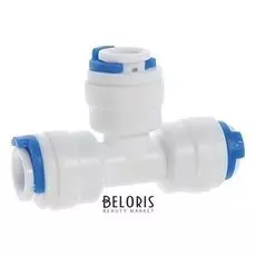 Переходник Mic-011, 1/4", т-образный, цанга/цанга/цанга, для трубки фильтров, пластик