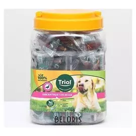 Пикантные сосиски из утки для собак, 500г (Банка)